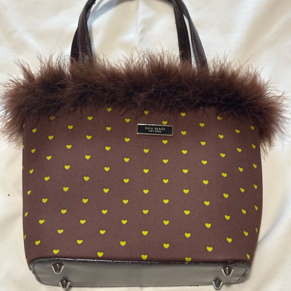💎Kate Spade Brown Heart Tote Bag